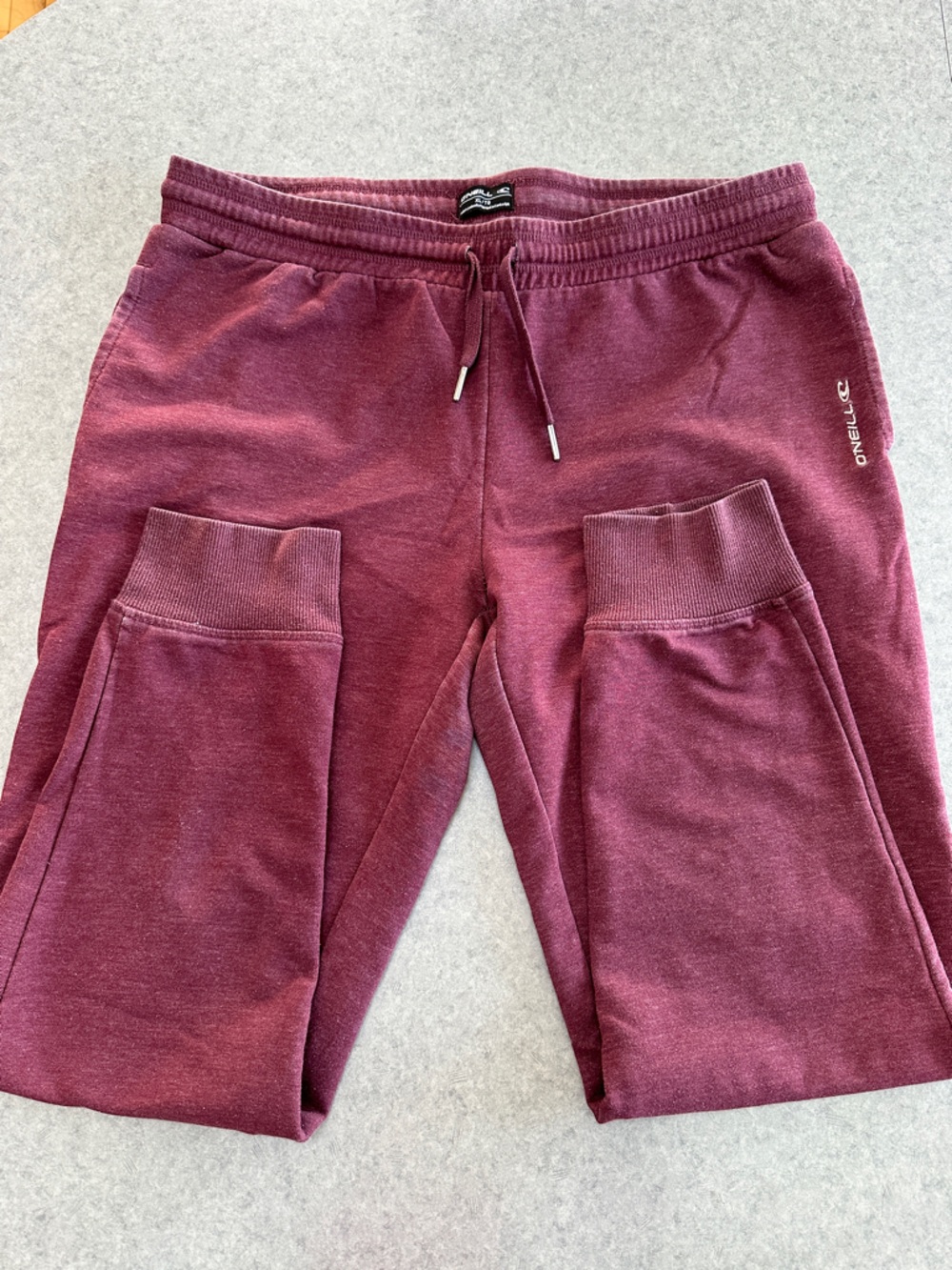 O'Neill Women’s XL Maroon Jogger Sweatpants with Drawstring